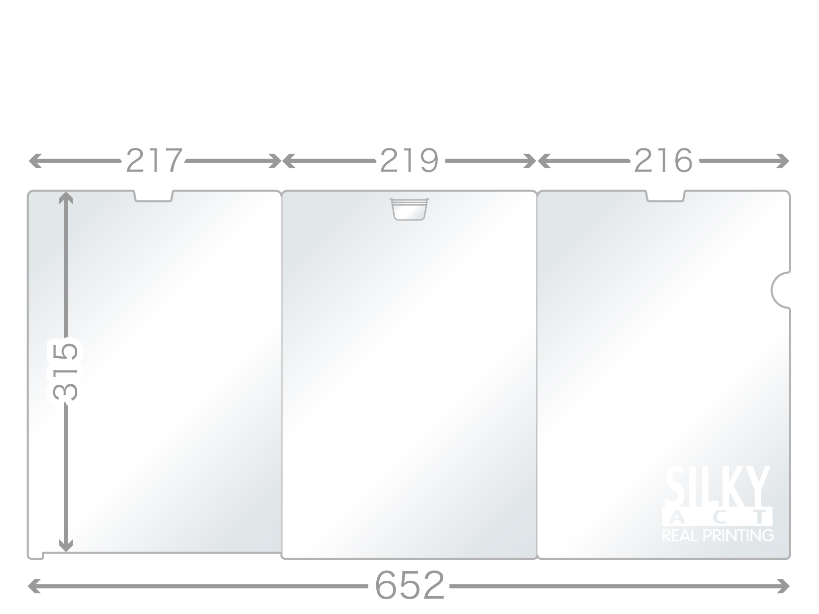 びっクリアファイル